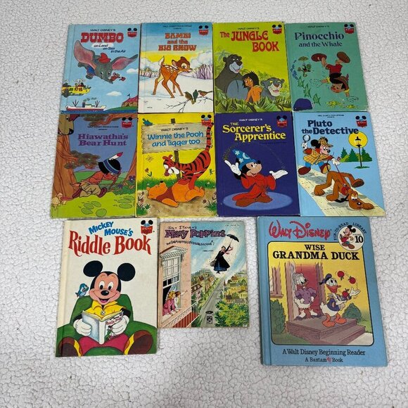 Walt Disney Wonderful World of Reading Book Club Vintage 1970's Book Lot of 11 - Picture 1 of 7